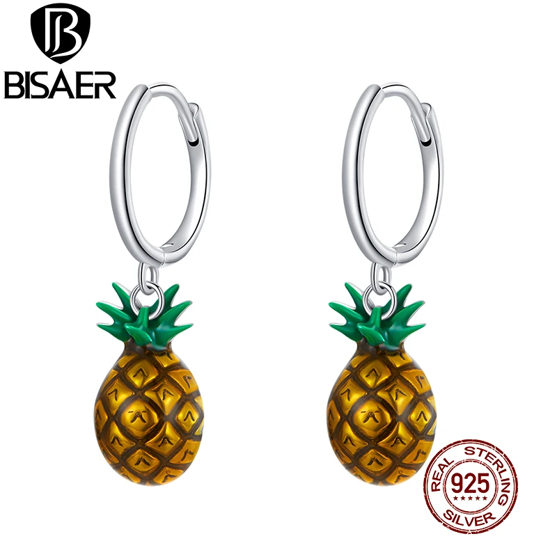 Висячие серьги BISAER с ананасом, 100% Стерлинговое Серебро 925 пробы, модные серьги для женщин, ювелирные изделия в летнем стиле 2020 ECE906
Висячие серьги BISAER с ананасом, 100% Стерлинговое Серебро 925 пробы, модные серьги для женщин, ювелирные изделия в летнем стиле 2020 ECE906