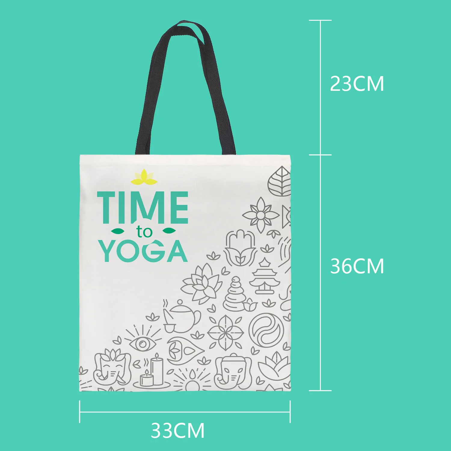 Time To Yoga Print Summer Women Canvas Tote Bag Harajuku Large Capacity Shopping Bag for Women Summer Graphic Vogue Bolsos Mujer
Time To Yoga Print Summer Women Canvas Tote Bag Harajuku Large Capacity Shopping Bag for Women Summer Graphic Vogue Bolsos Mujer