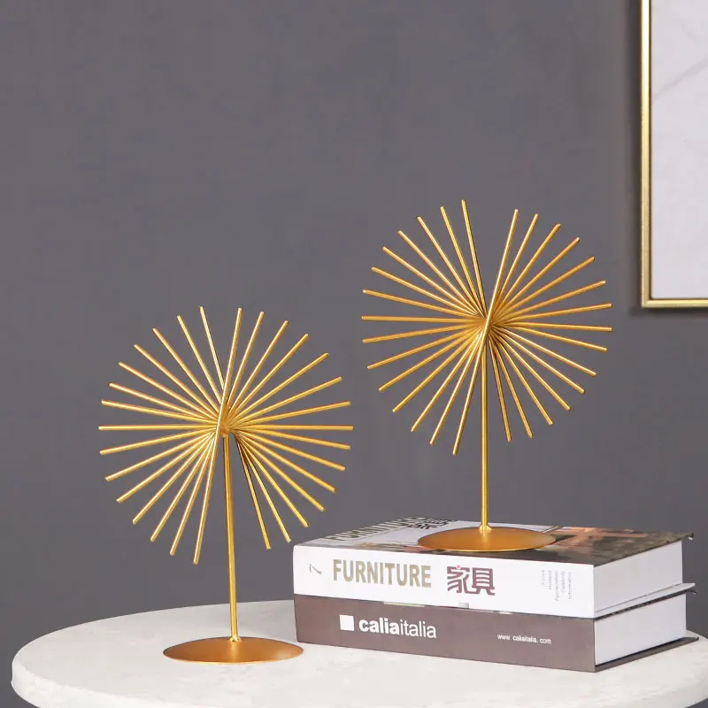 

Modern Iron Line Golden Meteor Ferris Wheel Home Decoration for the Bedroom Studying Hall Crafts Home Decoration