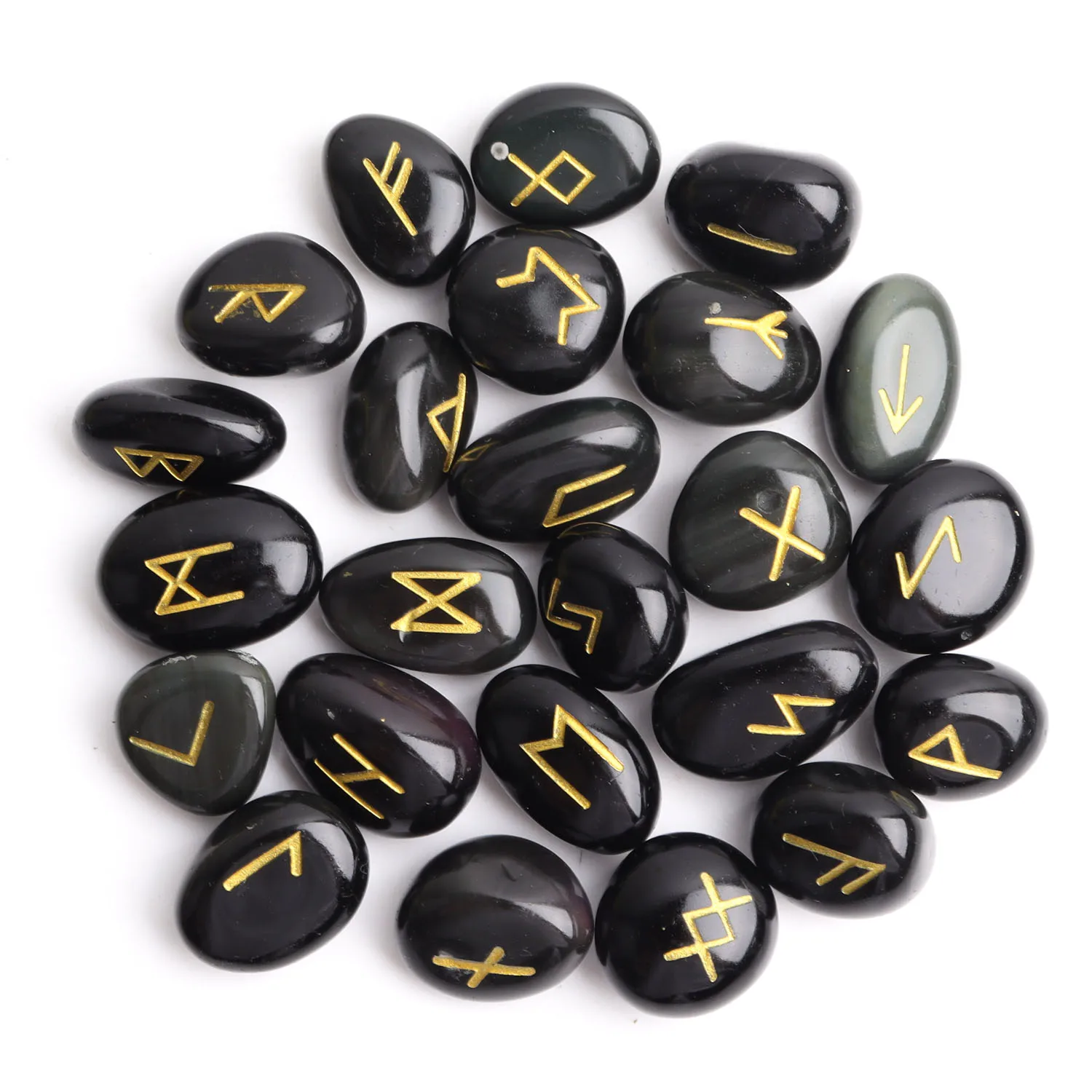 25Pcs Natural Rainbow Obsidian Runes Irregular Crystal Rune Set Divination Stones Tool Fortune-telling Reiki Healing Gift Decor
25Pcs Natural Rainbow Obsidian Runes Irregular Crystal Rune Set Divination Stones Tool Fortune-telling Reiki Healing Gift Decor
