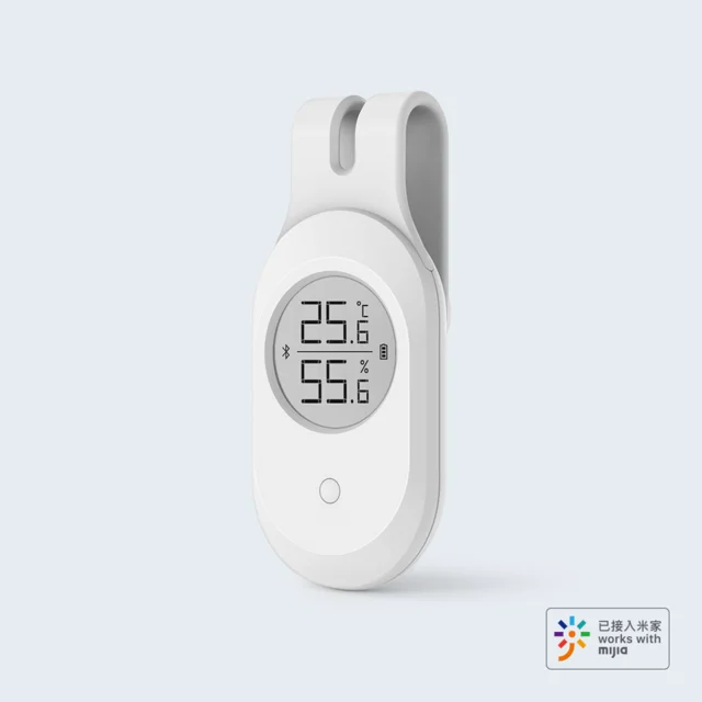 Умный термометр Qingping Cleargrass LEE Bluetooth ЖК-дисплей цифровой работает с приложением Mijia