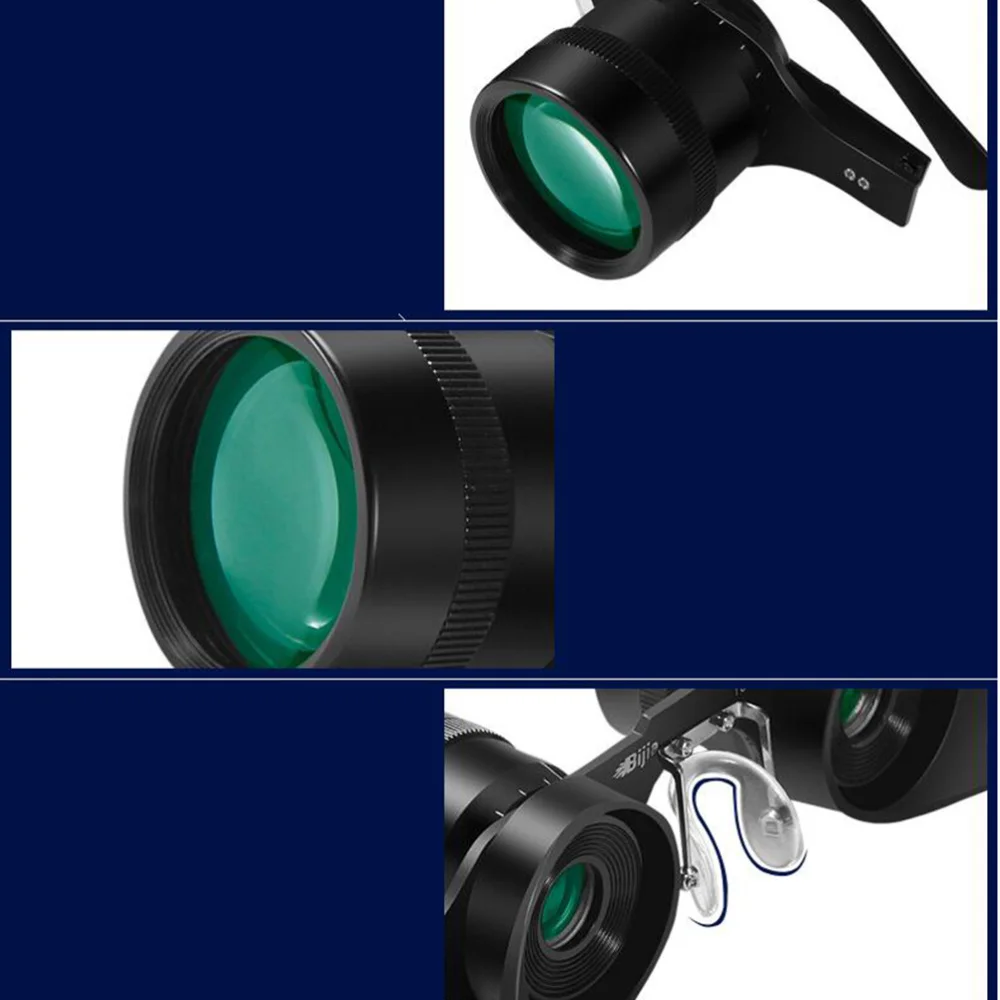 Fishing Binoculars Portable Fishing Telescope 10X Green Film Low Light Magnifier Telescope Night Vision Binocular for Fishing Hu
Fishing Binoculars Portable Fishing Telescope 10X Green Film Low Light Magnifier Telescope Night Vision Binocular for Fishing Hu