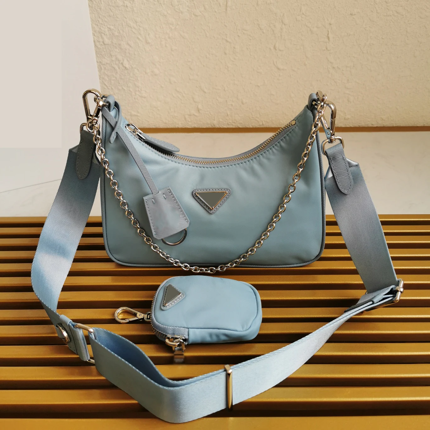 Luxury Brand Designer Underam Shoulder Crossbody Bag With Mini Pocket For Women Nylon Hobo Bags
Luxury Brand Designer Underam Shoulder Crossbody Bag With Mini Pocket For Women Nylon Hobo Bags