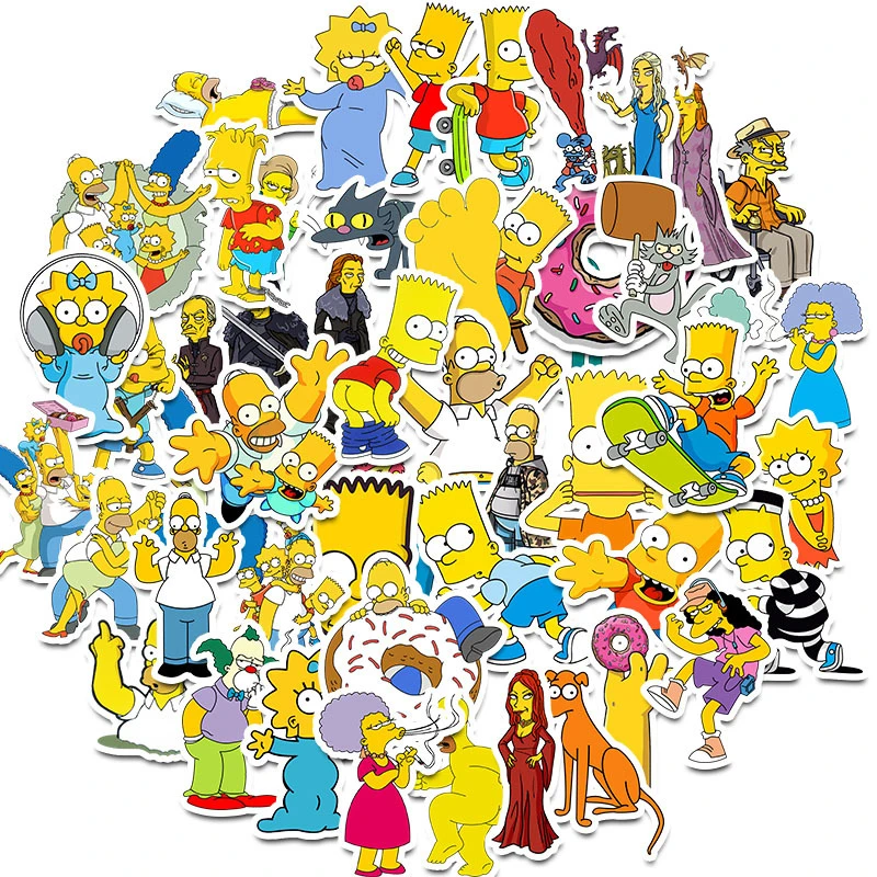 10/30/50 Pcs Anime Simpson Family Cartoon Graffiti Stickers for Guitar Helmet Suitcase Diy Stationery Waterproof Decal Toy Gift 
10/30/50 Pcs Anime Simpson Family Cartoon Graffiti Stickers for Guitar Helmet Suitcase Diy Stationery Waterproof Decal Toy Gift