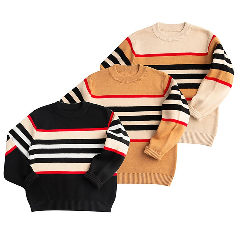 Autumn Winter Fashion Stripe Kids Sweaters Toddler Baby Girls Boys Sweater Crewneck Kids Soft Wool Tops Outfits Long Sleeve Kids
Autumn Winter Fashion Stripe Kids Sweaters Toddler Baby Girls Boys Sweater Crewneck Kids Soft Wool Tops Outfits Long Sleeve Kids