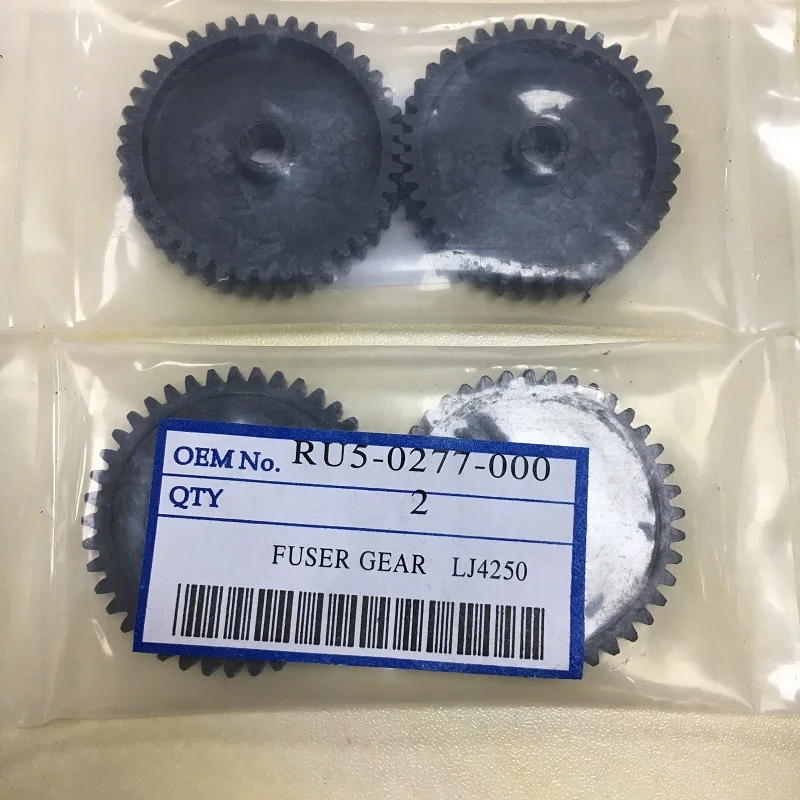 

Free Shipping RU5-0277 Black Color Fuser Drive Gear without board 41T for HP 4200 4250 4300 4350 LaserJet Printer Spare Parts