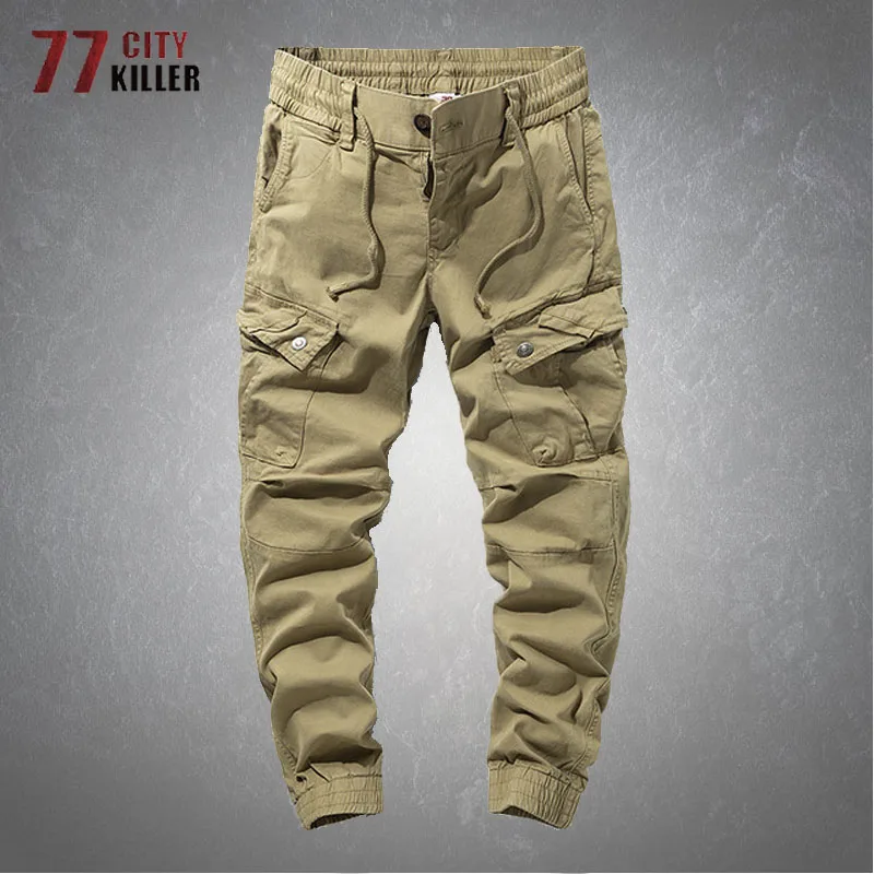Cargo Pants Men Cotton Slim Multiple Pockets New Tactical Military Trousers Male Outdoor Movement Jogger Casual Mens Sweatpant
Cargo Pants Men Cotton Slim Multiple Pockets New Tactical Military Trousers Male Outdoor Movement Jogger Casual Mens Sweatpant