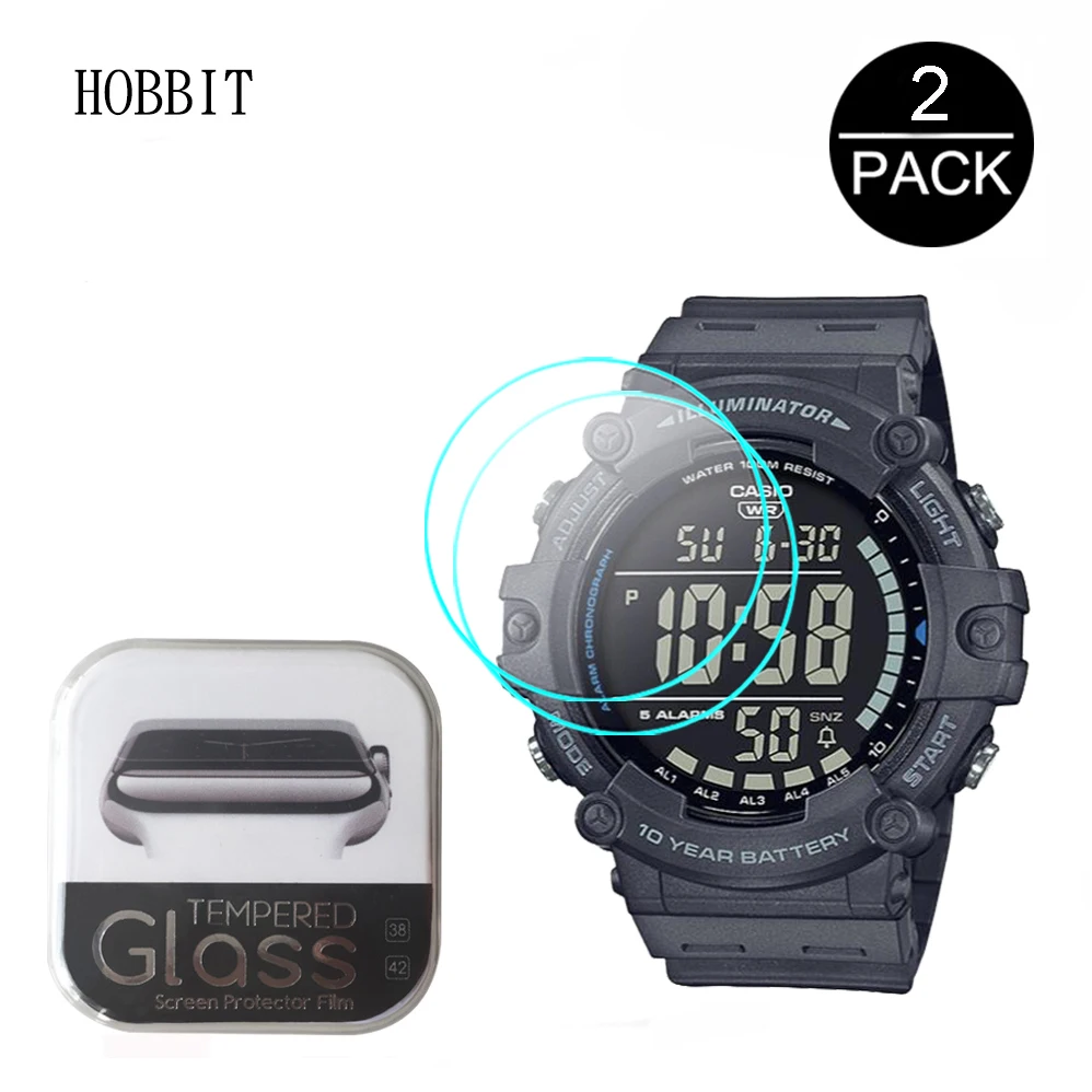 Прозрачное защитное стекло 9H для Casio STANDARD MDV-107 MDV107 AE-1500WH AE1500WH 2 шт. | Электроника