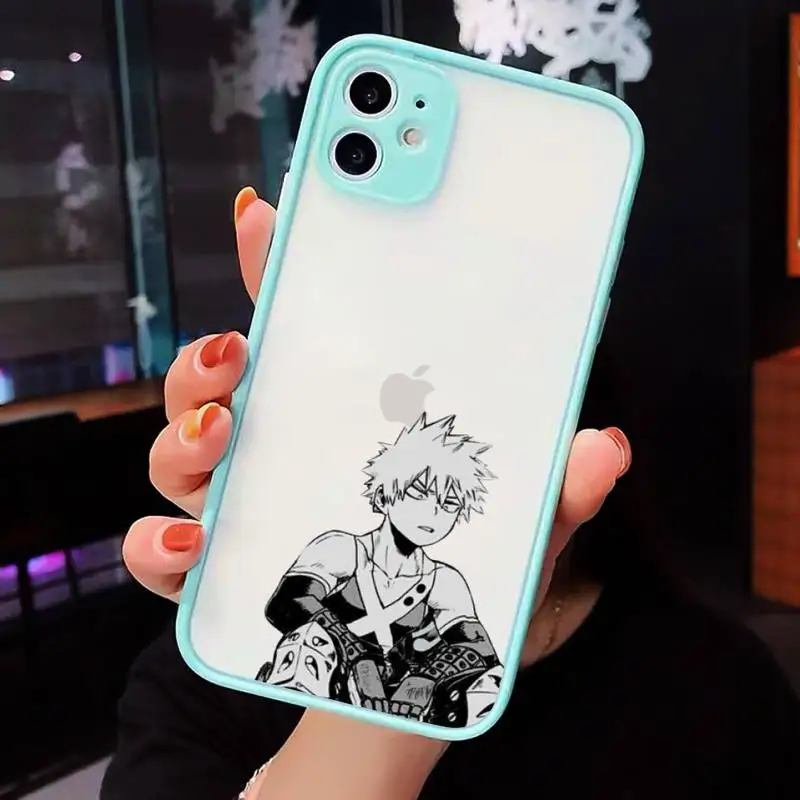 Anime My Hero Academia Phone Case For iPhone 12 11 Mini Pro XR XS Max 7 8 Plus X Matte transparent blue Back Cover
Anime My Hero Academia Phone Case For iPhone 12 11 Mini Pro XR XS Max 7 8 Plus X Matte transparent blue Back Cover