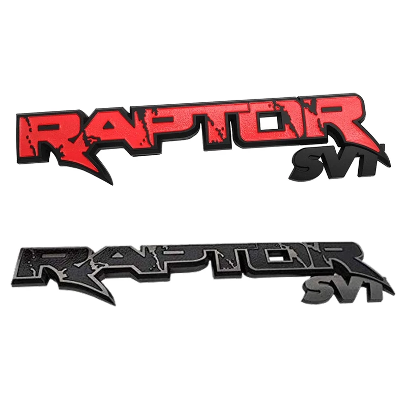Car Rear Trunk Emblems Raptor SVT Emblem 3D Logo Tailgate Decal Replacement Stickers for Ford F150 2009-2014 | Автомобили и