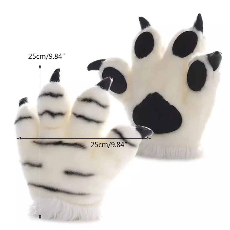 Plush Tiger Cosplay Costume Set Cute Ears Headband Animal Paw Gloves Party Props 649C
Plush Tiger Cosplay Costume Set Cute Ears Headband Animal Paw Gloves Party Props 649C