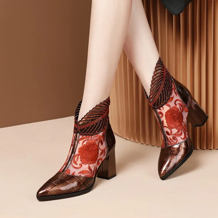 Women's Sandals Summer Mesh Peep Toe Sandals Sexy Heels Single Shoes Boots 2020 New Mesh Boots Women Sexy High Heeled Sandals
Women's Sandals Summer Mesh Peep Toe Sandals Sexy Heels Single Shoes Boots 2020 New Mesh Boots Women Sexy High Heeled Sandals
