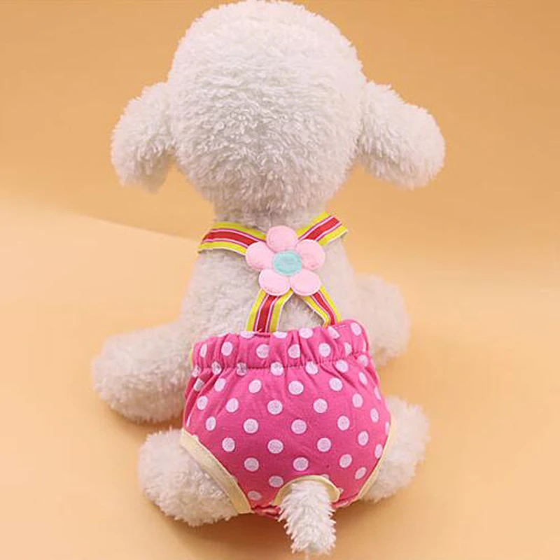 Polka Dot Striped Dog Physiological Pants Cotton Cozy Suspenders Dogs Underwear Shorts Antibacterial Sanitary Dog Briefs Panties
Polka Dot Striped Dog Physiological Pants Cotton Cozy Suspenders Dogs Underwear Shorts Antibacterial Sanitary Dog Briefs Panties