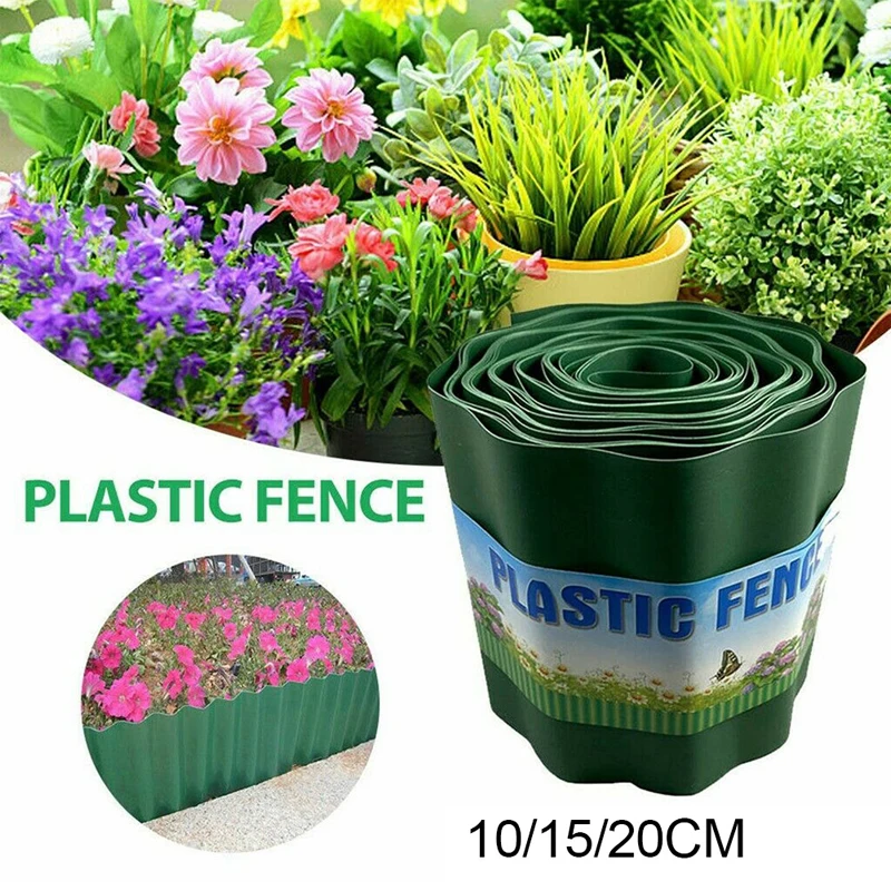 Garden Plastic Lawn Fence Grass Edge Border Fence Landscape Grass Fence Road Grass Wall Edge For Flower Beds Path Barrier Patio 
Garden Plastic Lawn Fence Grass Edge Border Fence Landscape Grass Fence Road Grass Wall Edge For Flower Beds Path Barrier Patio