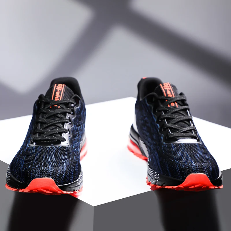 Brand men's shoes high quality flying woven marathon air cushion bottom breathable non-slip shock absorber shoes large size 46
Brand men's shoes high quality flying woven marathon air cushion bottom breathable non-slip shock absorber shoes large size 46