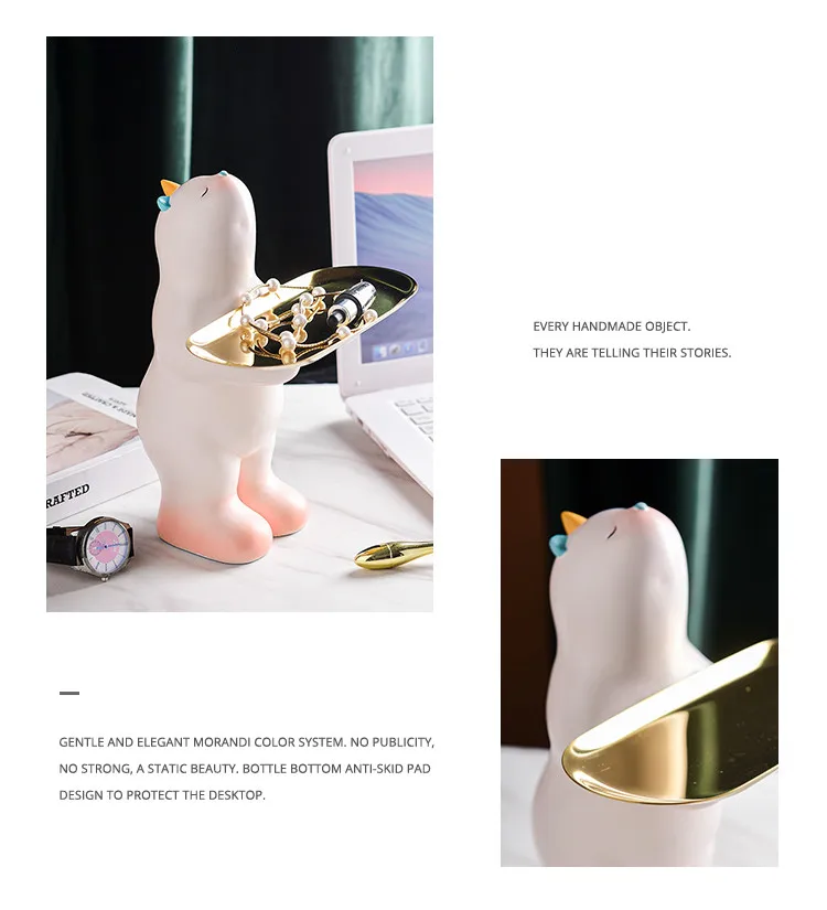 Nordic Luxury Rabbit Bear Shape Jewelry Tray Key Storage Ornaments Animal Living Room Home Decoration Accessories
Nordic Luxury Rabbit Bear Shape Jewelry Tray Key Storage Ornaments Animal Living Room Home Decoration Accessories