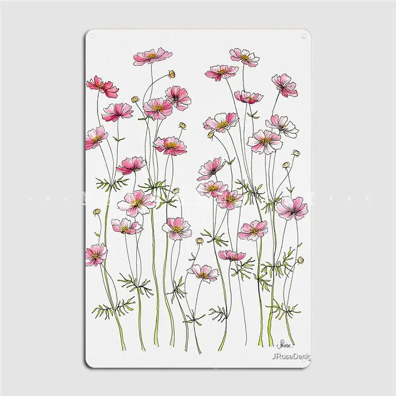 Pink Cosmos Flowers Metal Sign Wall Pub Pub Garage Design Wall Decor Tin Sign Poster
Pink Cosmos Flowers Metal Sign Wall Pub Pub Garage Design Wall Decor Tin Sign Poster