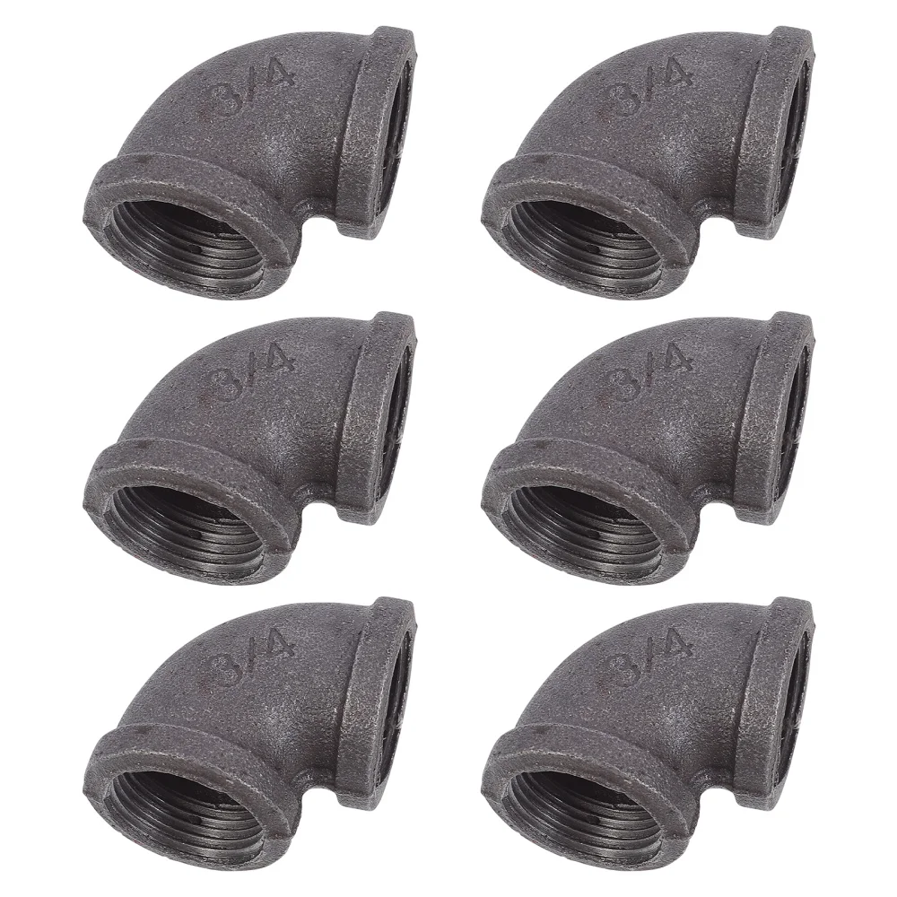 6pcs Durable Connect Tube Fittings Elbow Fittings for Industry (Black)
6pcs Durable Connect Tube Fittings Elbow Fittings for Industry (Black)
