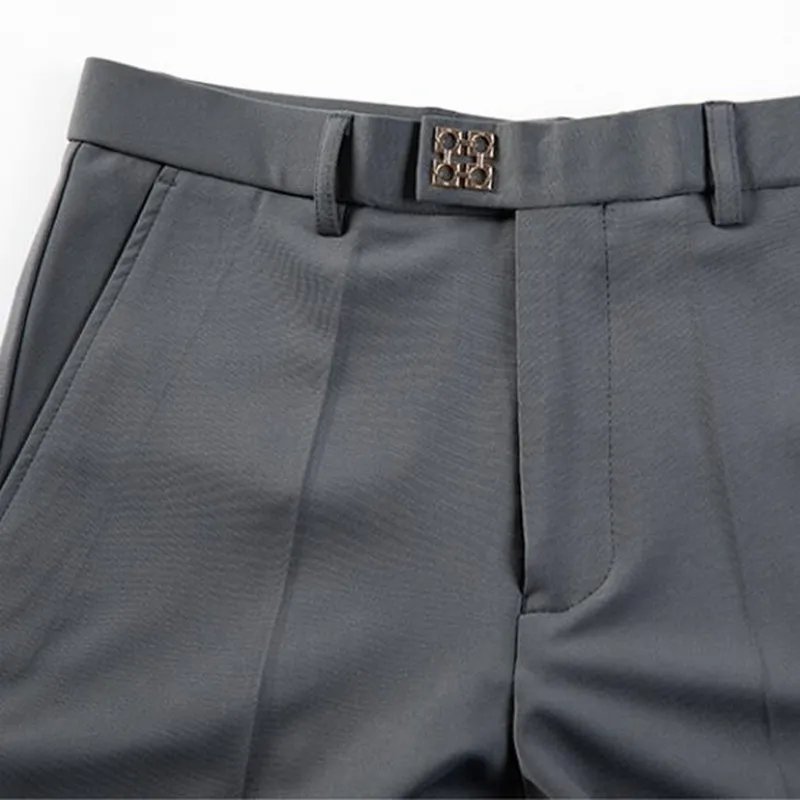 2020 Business Suit Pant Mens Dress Pants Ankle Length Casual Slim Formal Trousers Elastic Pencil Pants Office Men Clothes 28-36
2020 Business Suit Pant Mens Dress Pants Ankle Length Casual Slim Formal Trousers Elastic Pencil Pants Office Men Clothes 28-36