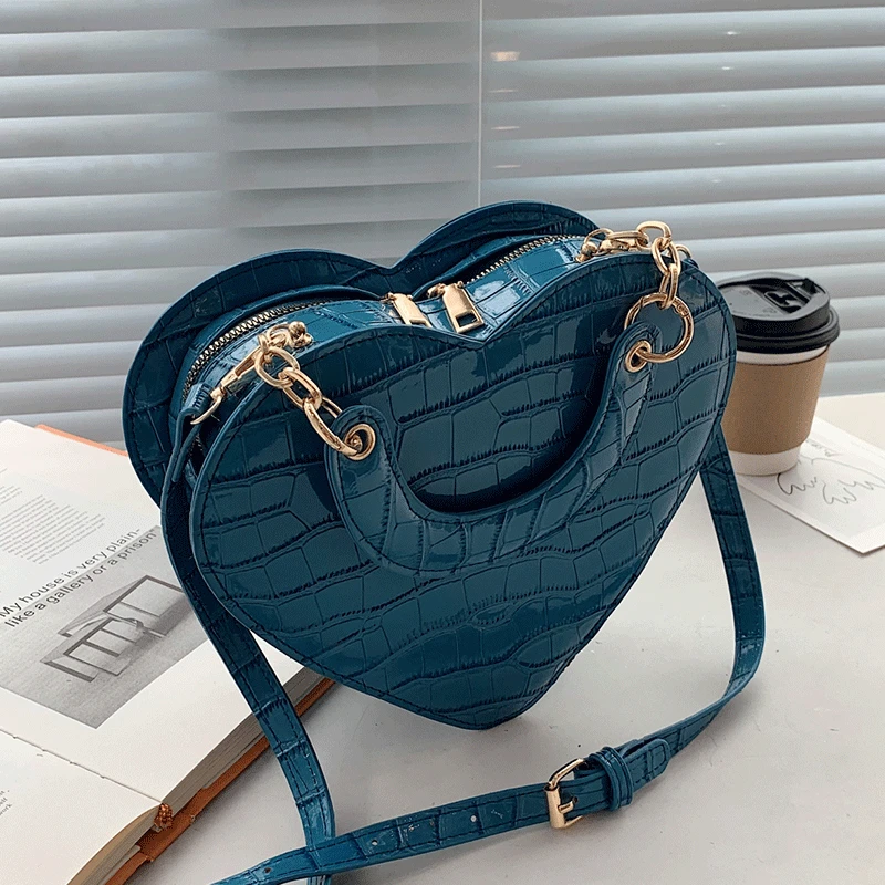 Stone Pattern Shoulder Bags for Women Chain Fashion Casual Tote Ladies Heart-shaped Crossbody Bags Solid Designer Handbags Sac
Stone Pattern Shoulder Bags for Women Chain Fashion Casual Tote Ladies Heart-shaped Crossbody Bags Solid Designer Handbags Sac