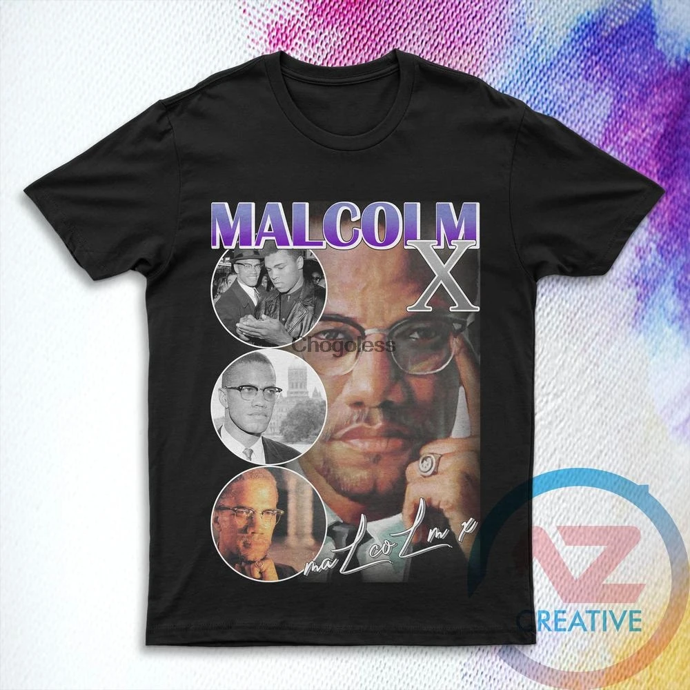 Malcolm X Bootleg Rap Shirt Short Sleeve Unisex Vintage Style T Shirt Civil Rights Tee
Malcolm X Bootleg Rap Shirt Short Sleeve Unisex Vintage Style T Shirt Civil Rights Tee