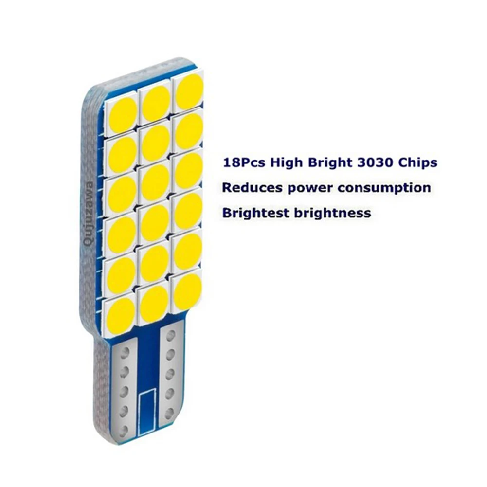 2X LED Car Light T10 3030 18SMD Car CANBUS Width Display Light Decoding Light Auto Compartment Light Wedge Trunk Door Bulb
2X LED Car Light T10 3030 18SMD Car CANBUS Width Display Light Decoding Light Auto Compartment Light Wedge Trunk Door Bulb