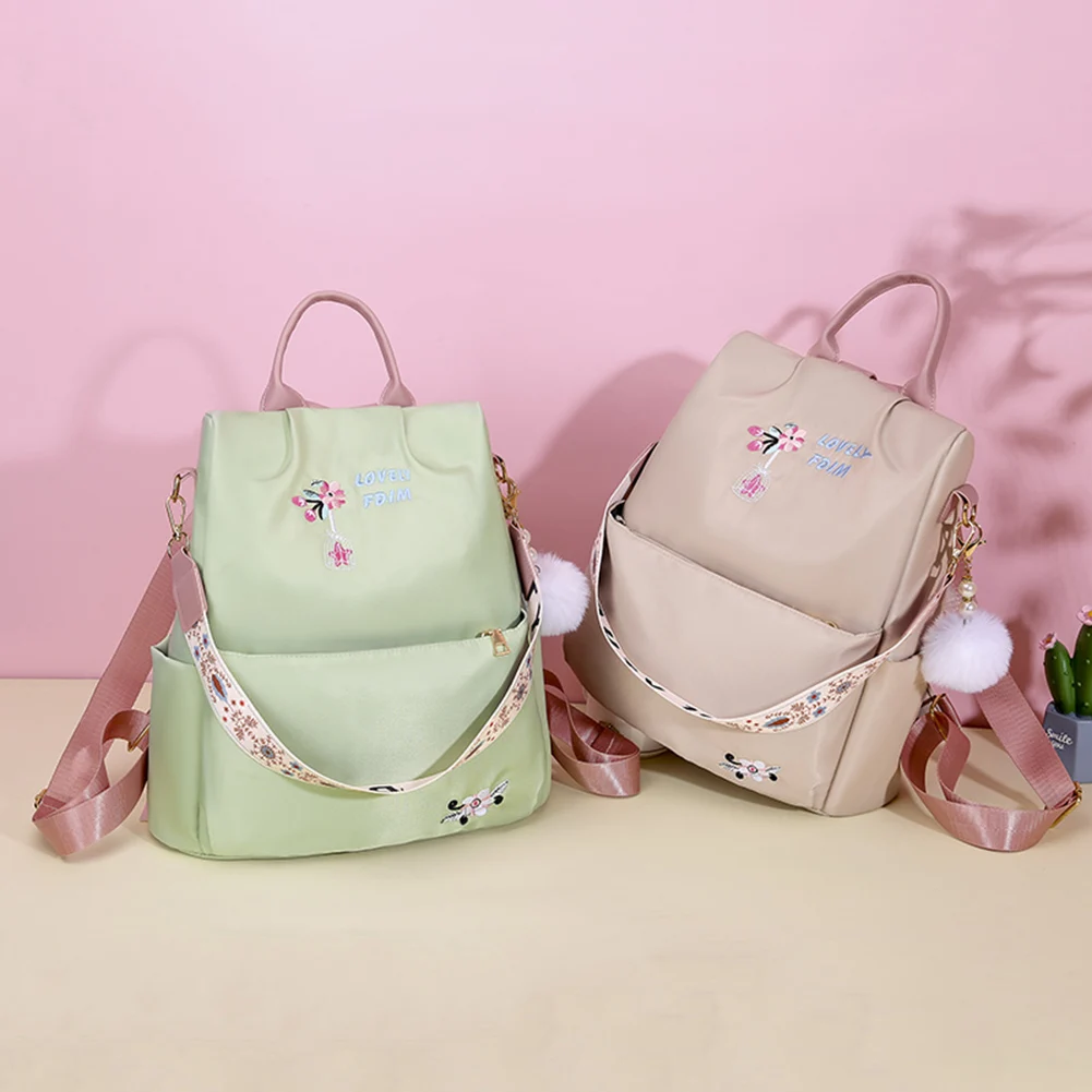 Casual Oxford Cloth Backpack Flower Embroidered Shoulder School Book Bags Women Daily Travel Anti-theft Bagpack Rucksack
Casual Oxford Cloth Backpack Flower Embroidered Shoulder School Book Bags Women Daily Travel Anti-theft Bagpack Rucksack
