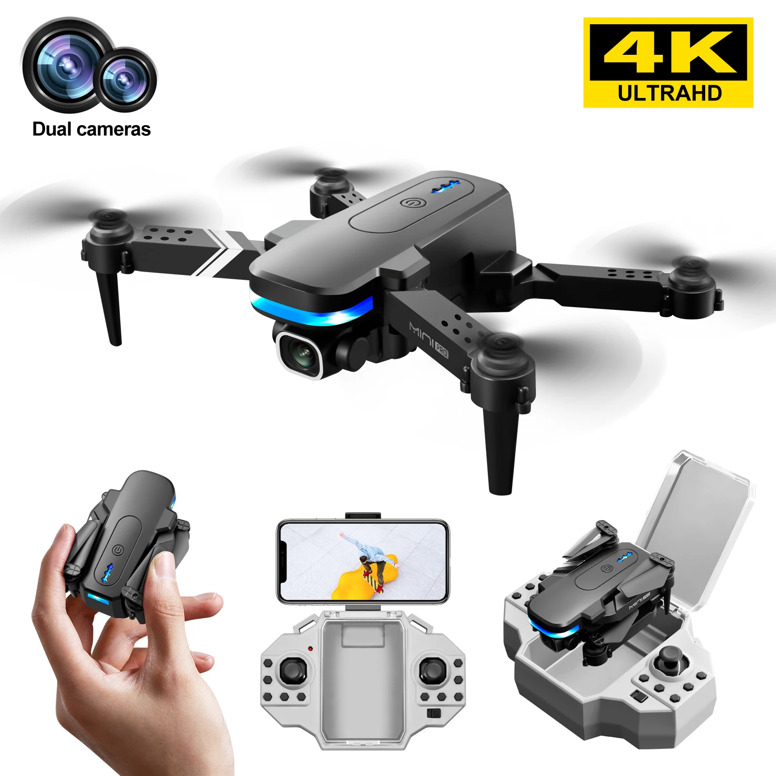 2021 Новый Дрон 4K 2,4 ГГц Радиоуправляемый Дрон с двойной HD камерой Wi-Fi Fpv воздушное давление высота 50 зумов один щелчок взлет и посадка
2021 Новый Дрон 4K 2,4 ГГц Радиоуправляемый Дрон с двойной HD камерой Wi-Fi Fpv воздушное давление высота 50 зумов один щелчок взлет и посадка