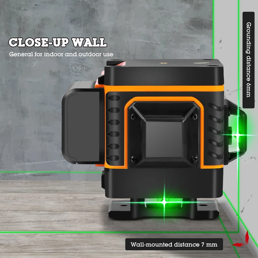 Laser level 12 Lines 3D Level Self-Leveling 360 Horizontal And Vertical Cross Super Powerful Green Laser Beam Line
Laser level 12 Lines 3D Level Self-Leveling 360 Horizontal And Vertical Cross Super Powerful Green Laser Beam Line