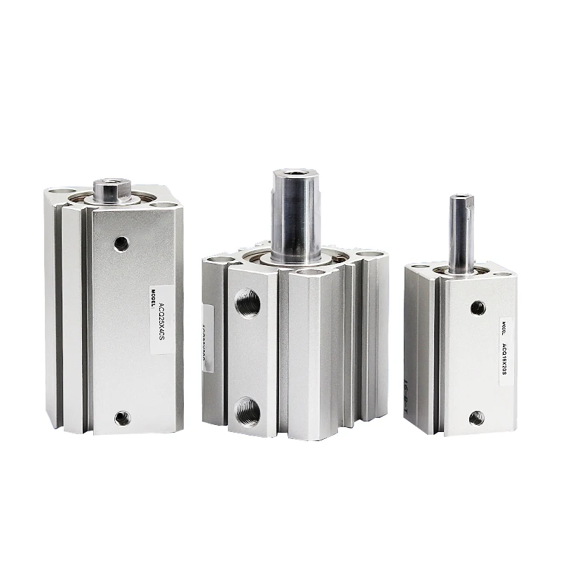 China ACQ63 Bore 63mm Stroke 10-100mm Piston Compact Pneumatic Air Double Acting Cylinders
China ACQ63 Bore 63mm Stroke 10-100mm Piston Compact Pneumatic Air Double Acting Cylinders