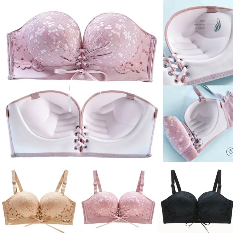 Elovegirl Non-slip Strapless Lace Brassiere Push Up Bra Women Lingerie Seamless Wireless Thick Padded Push Up Bra Brassiere
Elovegirl Non-slip Strapless Lace Brassiere Push Up Bra Women Lingerie Seamless Wireless Thick Padded Push Up Bra Brassiere