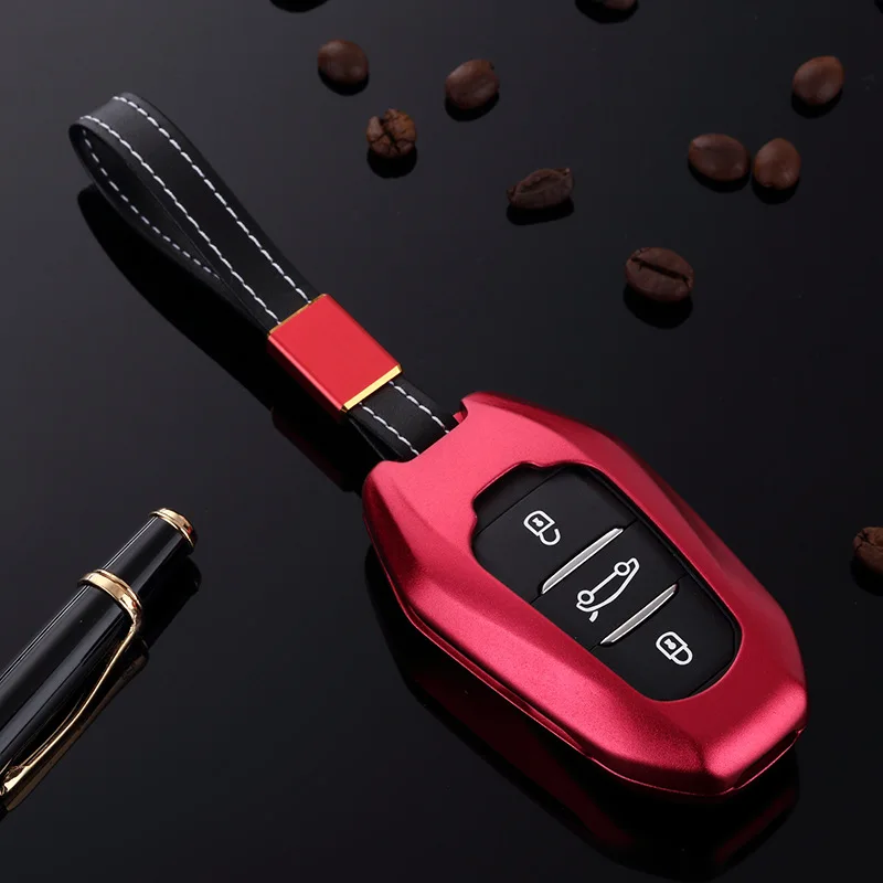 Aluminium Alloy Car Key Case Cover Smart Remote Key Covers Shell for Peugeot 3008 4008 5008 Citroen C4 C4L C6 C3-XR Keychain
Aluminium Alloy Car Key Case Cover Smart Remote Key Covers Shell for Peugeot 3008 4008 5008 Citroen C4 C4L C6 C3-XR Keychain