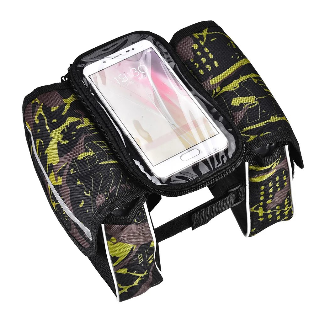 Bike Front Tube Bag Waterproof Touchable Cellphone Pouch Bicycle Accessory (Green)
Bike Front Tube Bag Waterproof Touchable Cellphone Pouch Bicycle Accessory (Green)