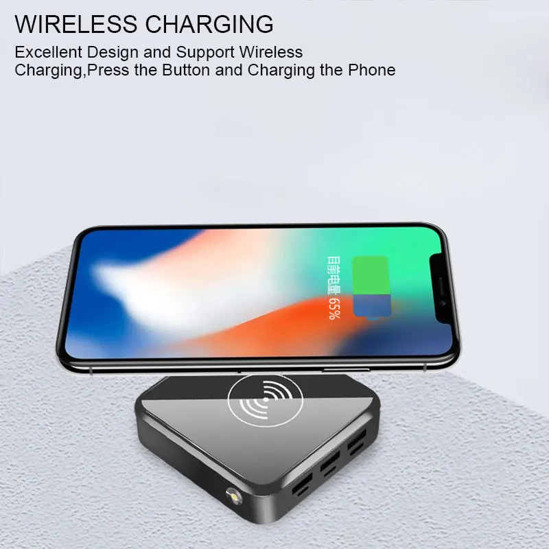 Hot Sale 10000mAh Wireless Power Bank Portable Mini Power Bank Digital LED Display External Battery For Smart Mobile Phone
Hot Sale 10000mAh Wireless Power Bank Portable Mini Power Bank Digital LED Display External Battery For Smart Mobile Phone