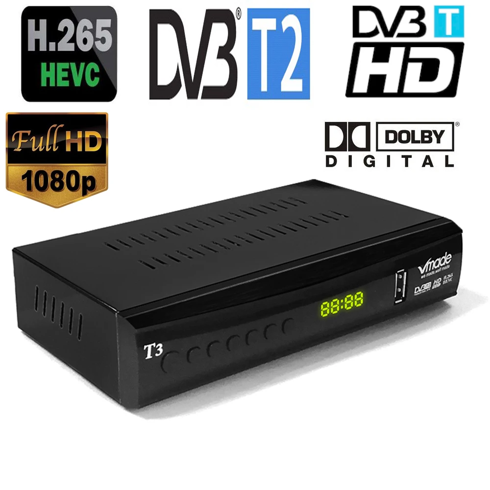 New H265 Hevc New Dvb T2 Tv Receiver Supports Dolby ac3 Hevc H265 Updated From DVB-T
New H265 Hevc New Dvb T2 Tv Receiver Supports Dolby ac3 Hevc H265 Updated From DVB-T