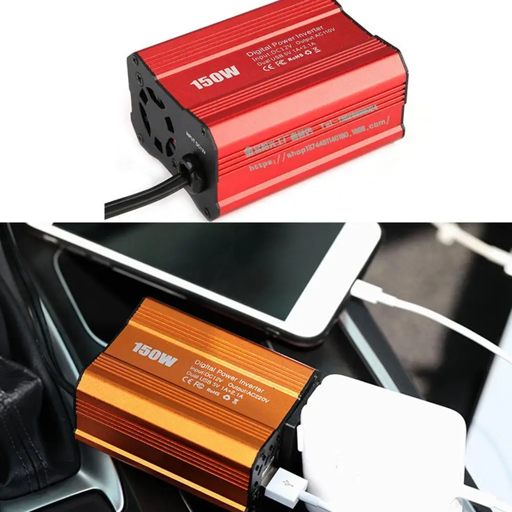 150W car power inverter USB-DC12V car charger converter modified sine wave adapter EU American plug
150W car power inverter USB-DC12V car charger converter modified sine wave adapter EU American plug