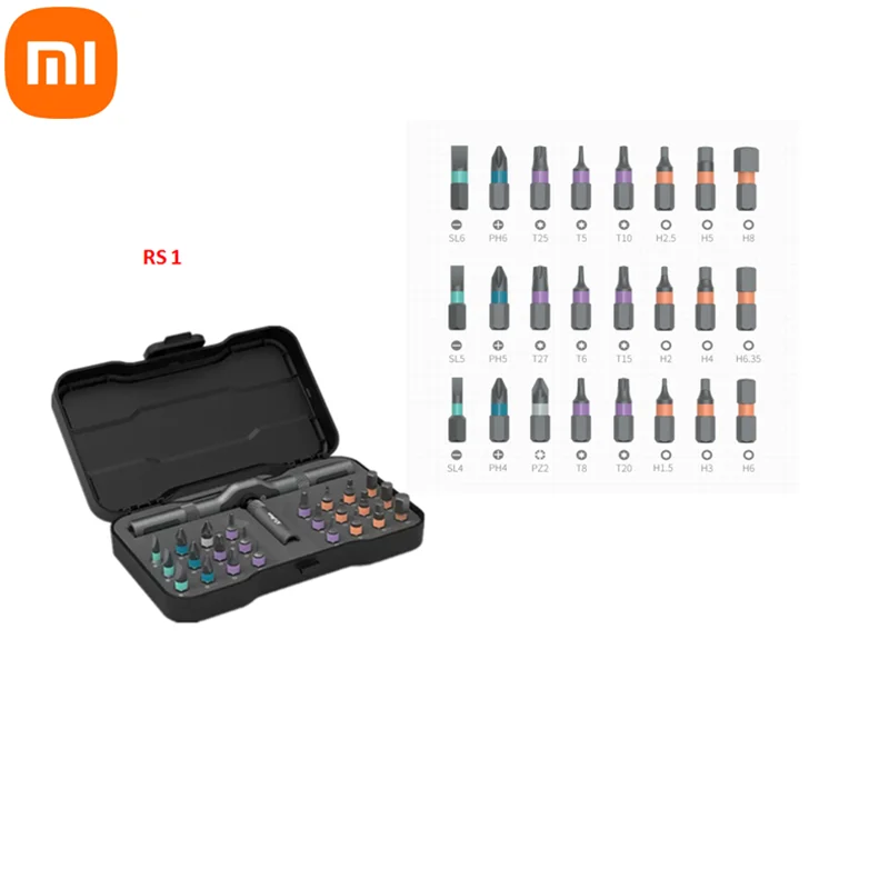 Отвертка Xiaomi DUKA 24 В 1 Многофункциональный гаечный ключ S2 магнитные Биты Набор