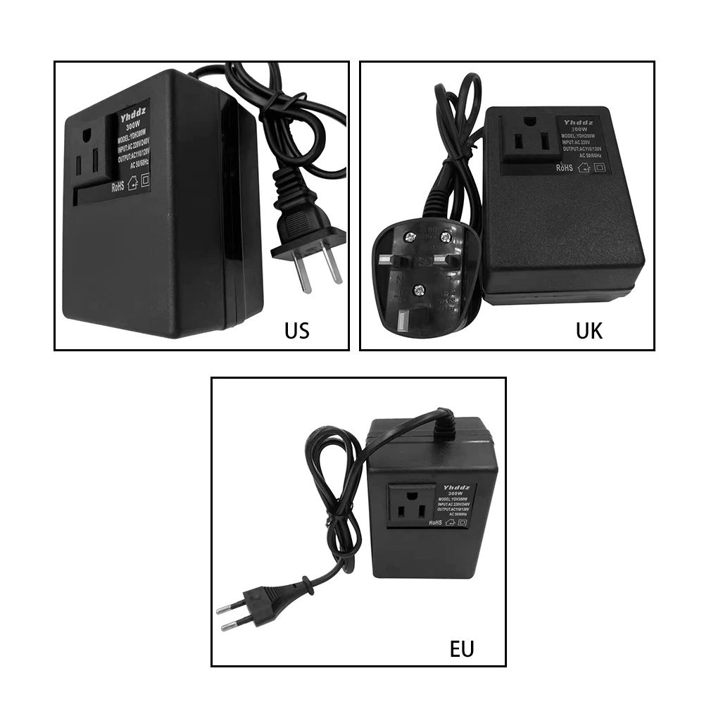 New Intelligent AC 220V To 110V Step Down Transformer Travel Power Adapter Efficient Household 300W Voltage Converter
New Intelligent AC 220V To 110V Step Down Transformer Travel Power Adapter Efficient Household 300W Voltage Converter