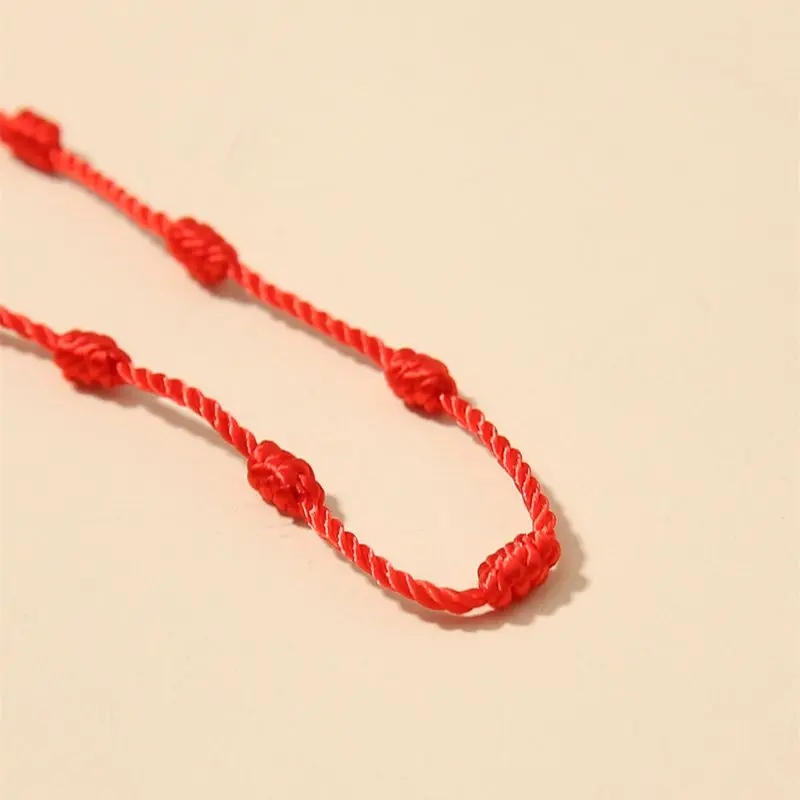2Pcs 7 Knots Red String Bracelet for Protection Evil Eye Good Luck Amulet for Success and Prosperity Friendship bracelet
2Pcs 7 Knots Red String Bracelet for Protection Evil Eye Good Luck Amulet for Success and Prosperity Friendship bracelet