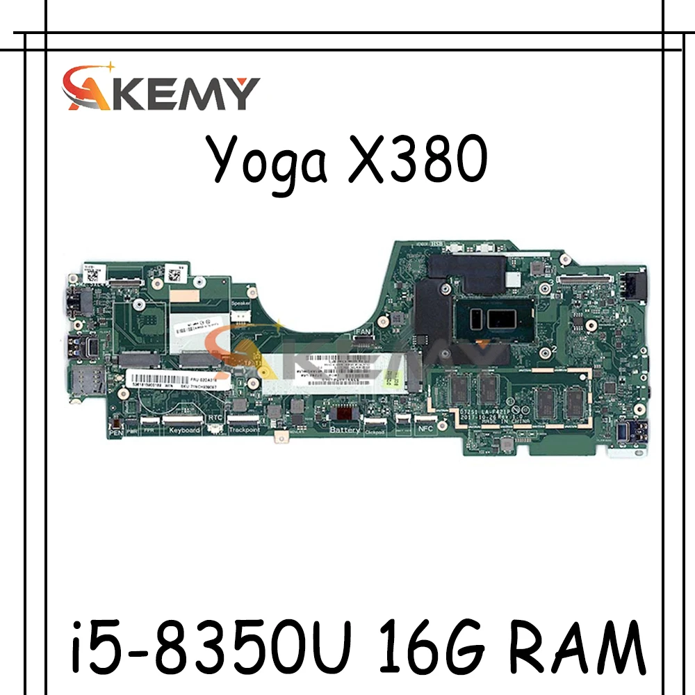 Материнская плата для ноутбука Lenovo Thinkpad Yoga X380 LA-F421P с процессором 16 Гб RAM FRU 5B20X01205
Материнская плата для ноутбука Lenovo Thinkpad Yoga X380 LA-F421P с процессором 16 Гб RAM FRU 5B20X01205