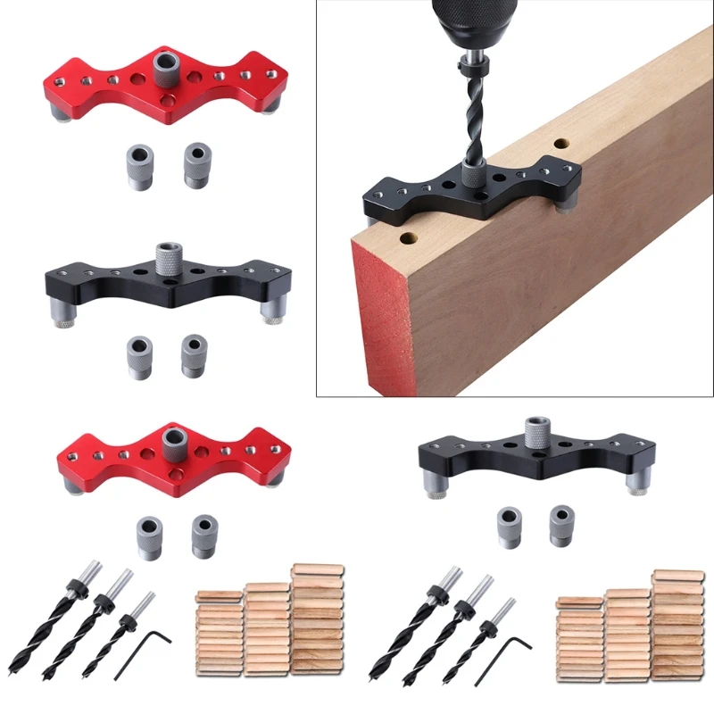 Aluminum Alloy Drilling Positioner Scribe Tools Template Straight Hole Guide Locator Woodworking Carpentry Tools
Aluminum Alloy Drilling Positioner Scribe Tools Template Straight Hole Guide Locator Woodworking Carpentry Tools