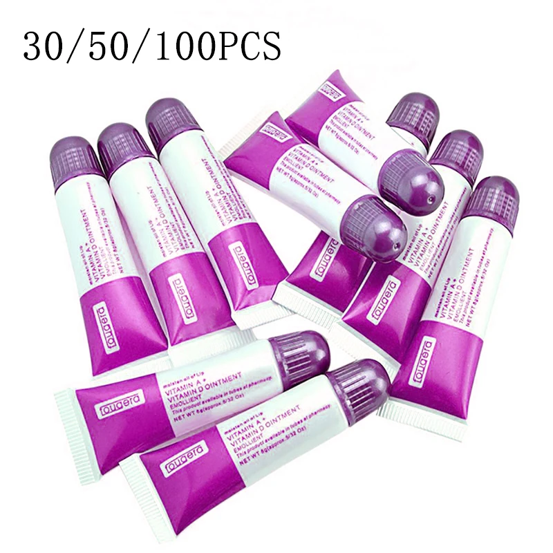 30/50/100pcs Tattoo Repair Cream Aftercare Gel Anti Scar Preserve Skin Vitamin A+D Natural Ingredient Purple Tattoo Accessories
30/50/100pcs Tattoo Repair Cream Aftercare Gel Anti Scar Preserve Skin Vitamin A+D Natural Ingredient Purple Tattoo Accessories