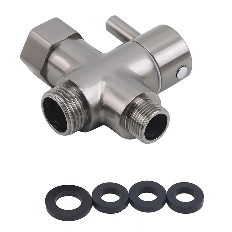 Bathroom Angle Valve Solid Brass 3-Way Shower Arm Diverter Valve Handshower For Universal Shower Components
Bathroom Angle Valve Solid Brass 3-Way Shower Arm Diverter Valve Handshower For Universal Shower Components