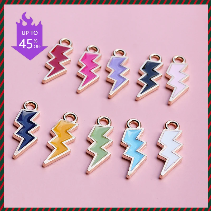 10Pcs Mixed Lightning Enamel Charms Beads DIY Earrings Bracelet Pendant Neacklace Accessories For Jewelry Making Handmade Craft
10Pcs Mixed Lightning Enamel Charms Beads DIY Earrings Bracelet Pendant Neacklace Accessories For Jewelry Making Handmade Craft