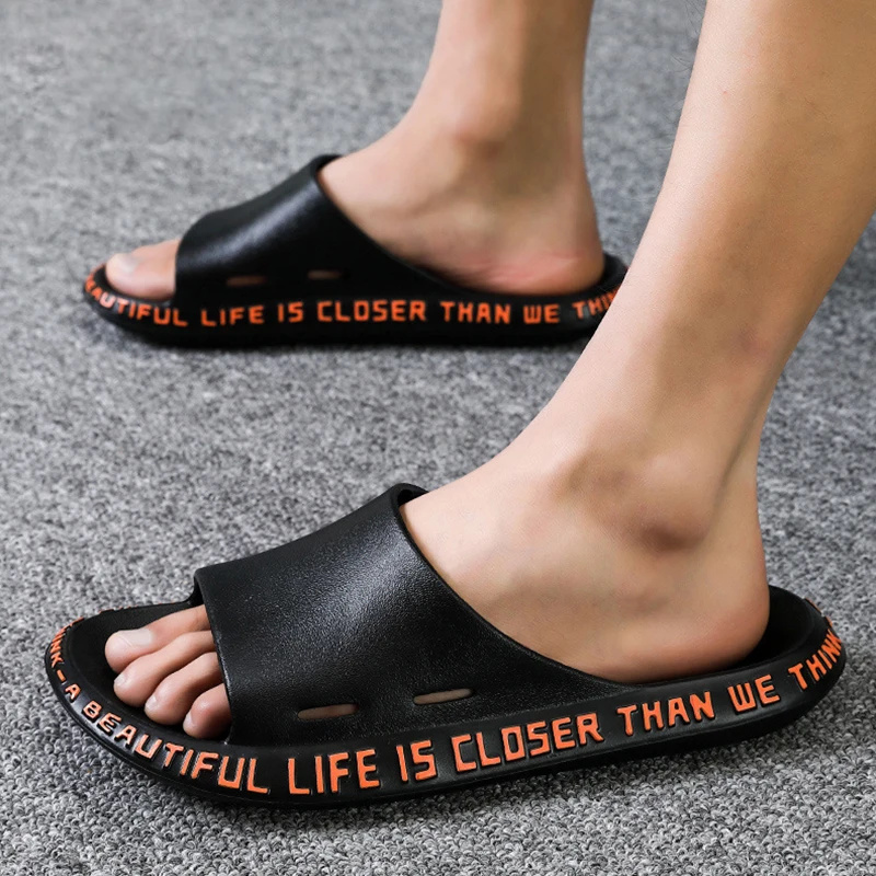 Slippers for Men Fashion Outdoor Slippers Solid Flat Slippers Soft Beach Slippers Non-slip Bathroom Slippers Casual Male Shoes
Slippers for Men Fashion Outdoor Slippers Solid Flat Slippers Soft Beach Slippers Non-slip Bathroom Slippers Casual Male Shoes
