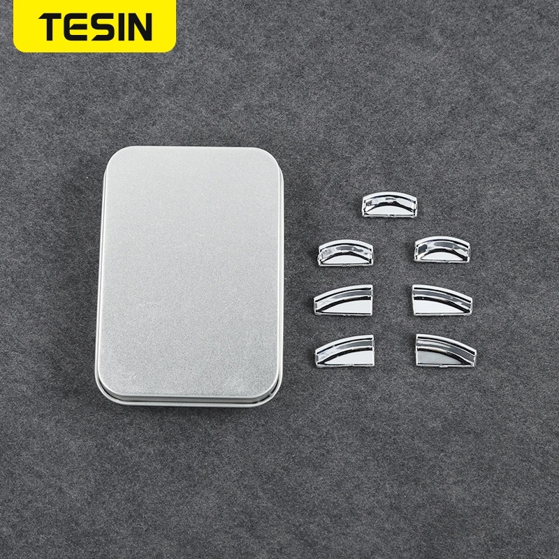 TESIN ABS Chrome Car Window Lift Button Switch Decoration Cover Stickers Interior Accessories For Dodge RAM 1500 2010+
TESIN ABS Chrome Car Window Lift Button Switch Decoration Cover Stickers Interior Accessories For Dodge RAM 1500 2010+