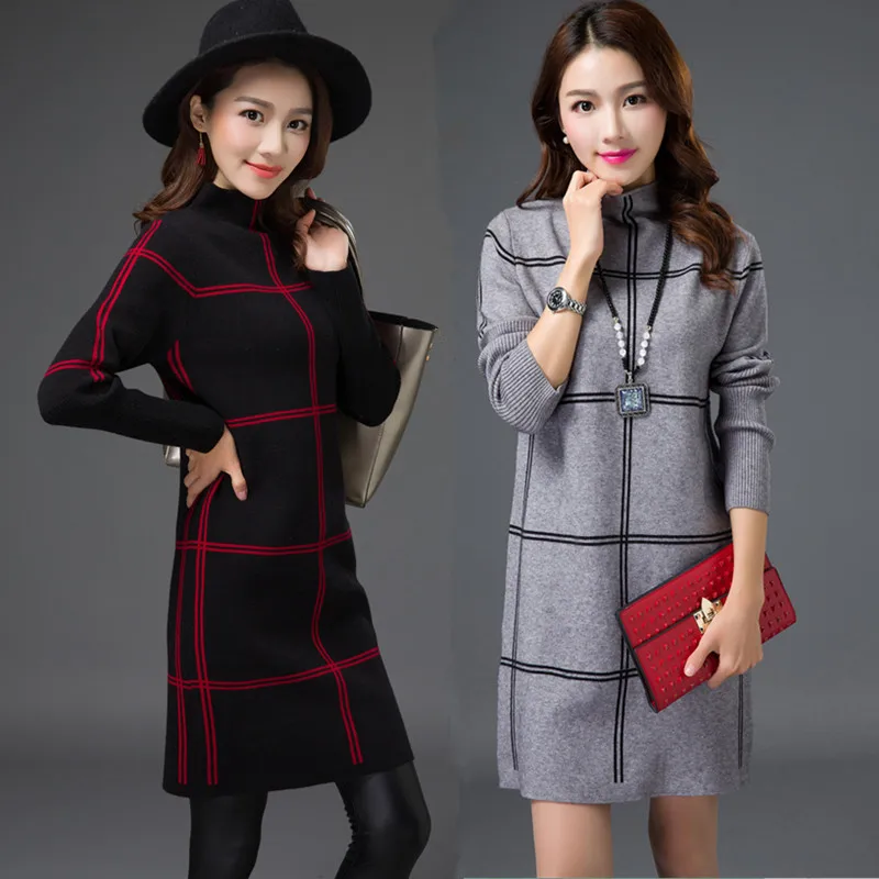 2020 New Autumn Women Sweaters Pullovers Winter Warm Long Sleeve Casual Knitted Sweater Dresses Vestidos R1060
2020 New Autumn Women Sweaters Pullovers Winter Warm Long Sleeve Casual Knitted Sweater Dresses Vestidos R1060