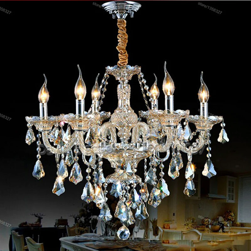 Classic Luxury Crystal Chandelier Pendant Lamp For Living Room 6 Arms Free Shipping
Classic Luxury Crystal Chandelier Pendant Lamp For Living Room 6 Arms Free Shipping