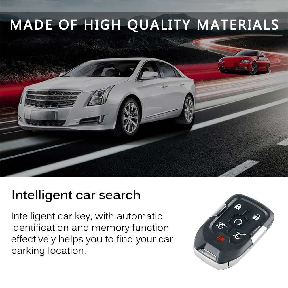 Intelligent Car Door Remote Key Car Smart Key 6 Buttons Car Replacement Remote Key for Chevrolet With Automatic Identification
Intelligent Car Door Remote Key Car Smart Key 6 Buttons Car Replacement Remote Key for Chevrolet With Automatic Identification