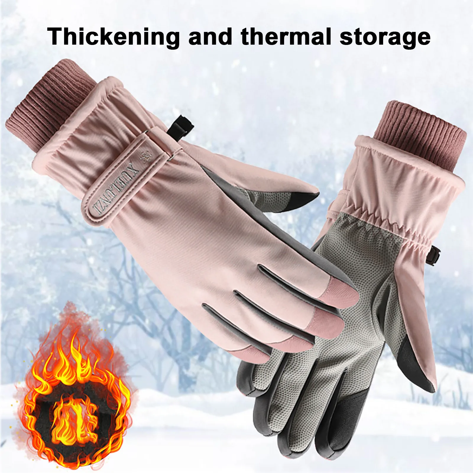 Women Winter Warm Cold-proof Ski Gloves Windproof Thermal Screen Gloves Mittens Telefingers Gloves Cycling Fluff Anti Slip 2020
Women Winter Warm Cold-proof Ski Gloves Windproof Thermal Screen Gloves Mittens Telefingers Gloves Cycling Fluff Anti Slip 2020